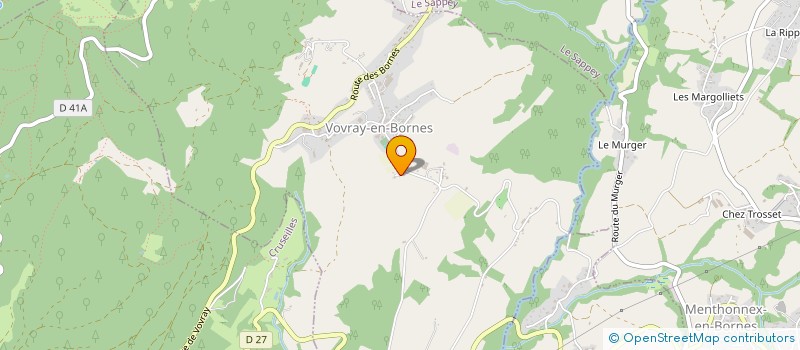 localisation de l'entreprise AG-IMMOBILIER  VOVRAY-EN-BORNES