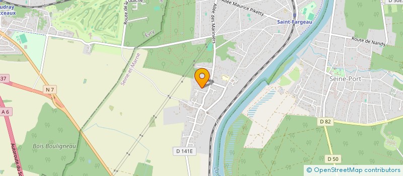 localisation de l'entreprise AG IMMOBILIER  SAINT-FARGEAU-PONTHIERRY