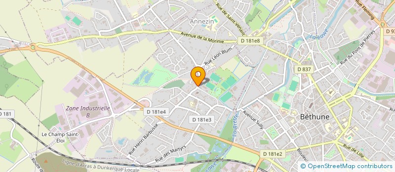 localisation de l'entreprise AG IMMOBILIER  ANNEZIN