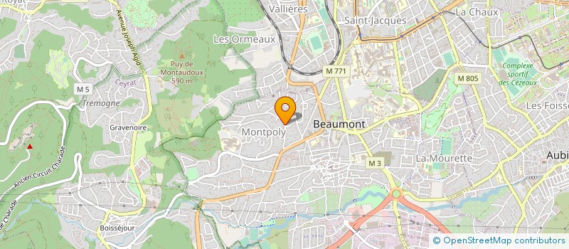 localisation de l'entreprise AG IMMOBILIER EN ABREGE AGI à BEAUMONT