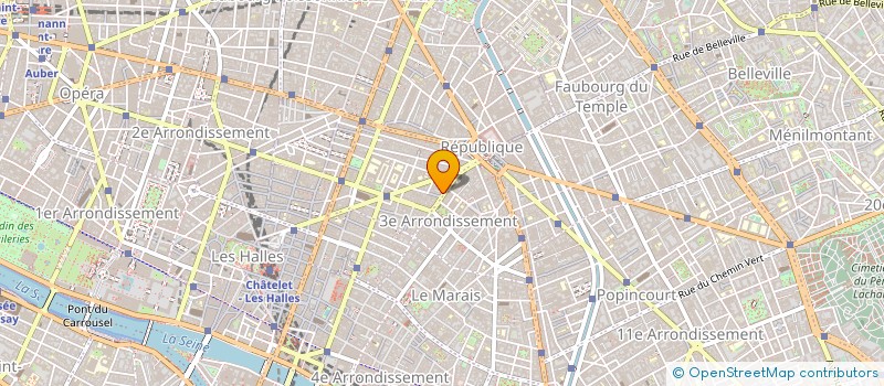 localisation de l'entreprise AG INTERNATIONAL à PARIS