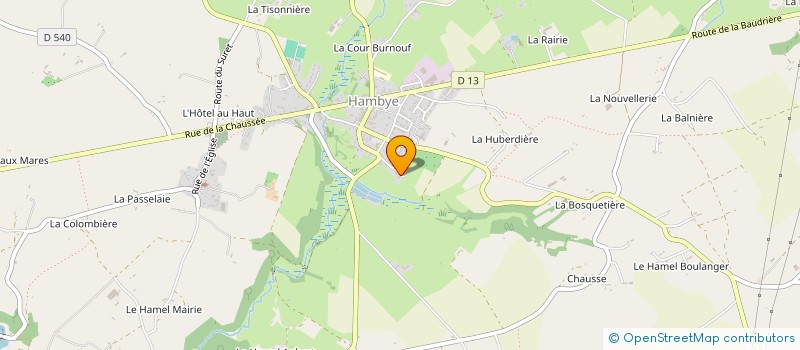 localisation de l'entreprise AG INVEST  HAMBYE