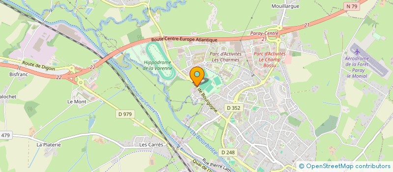 localisation de l'entreprise AG INVEST  PARAY-LE-MONIAL