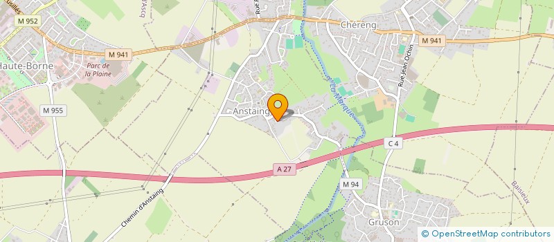 localisation de l'entreprise AG INVEST  ANSTAING