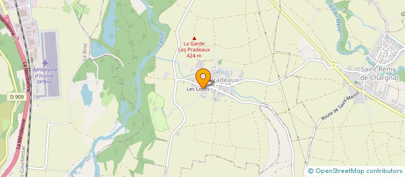 localisation de l'entreprise AG INVEST  LES PRADEAUX