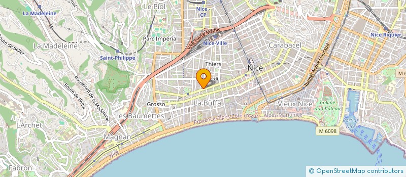 localisation de l'entreprise AG INVEST PATRIMOINE  NICE