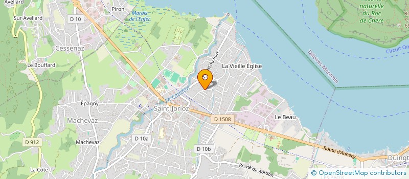 localisation de l'entreprise AG INVESTISSEMENT  SAINT-JORIOZ