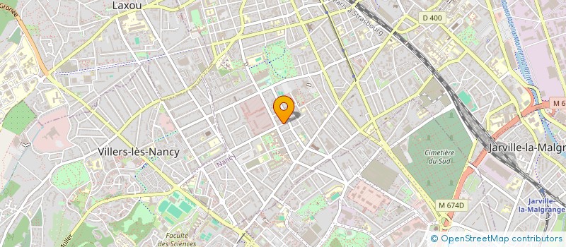 localisation de l'entreprise AG INVESTISSEMENT SA à NANCY