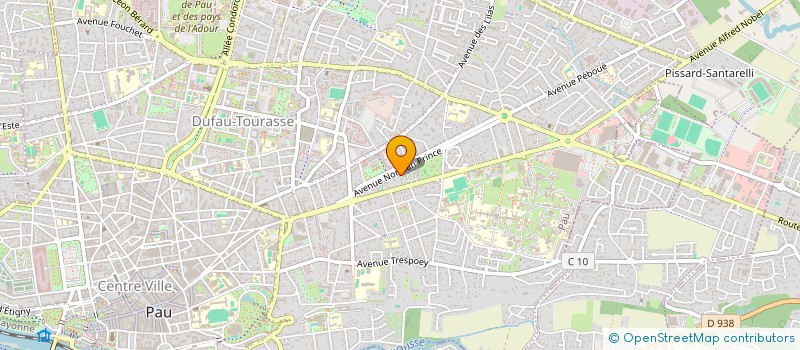 localisation de l'entreprise AG IREA à PAU