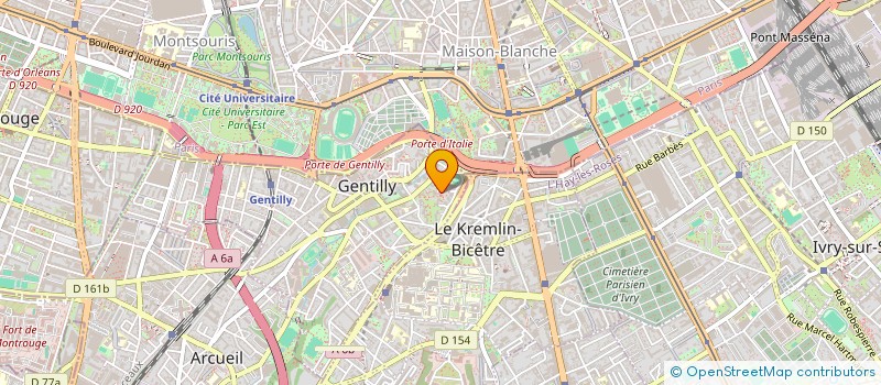 localisation de l'entreprise AG ISOL à GENTILLY