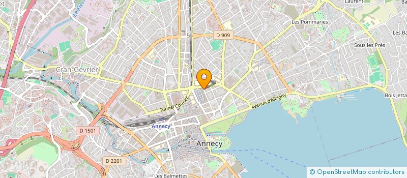 localisation de l'entreprise AG JOAILLERIE à ANNECY