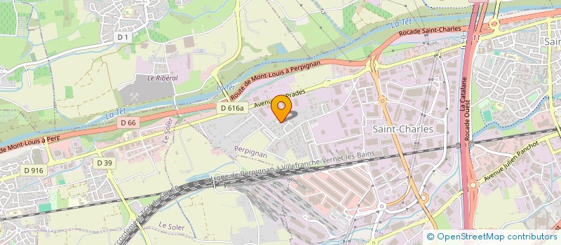 localisation de l'entreprise AG KARTING  PERPIGNAN