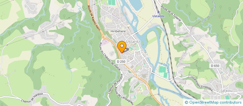 localisation de l'entreprise AG LIVRAISON à USTARITZ