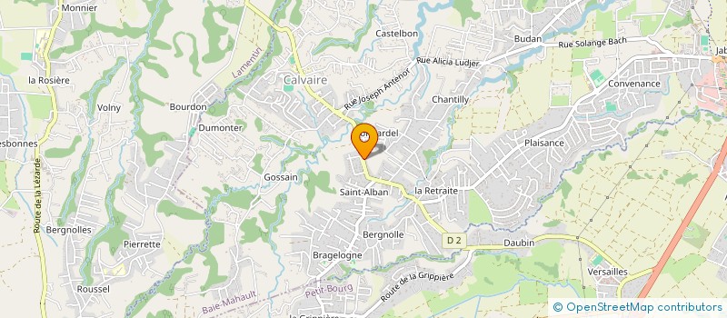 localisation de l'entreprise AG LOC OKAZ  BAIE-MAHAULT