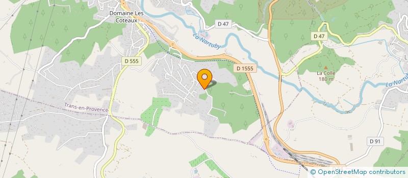 localisation de l'entreprise AG LOGISTIQUE à VIDAUBAN
