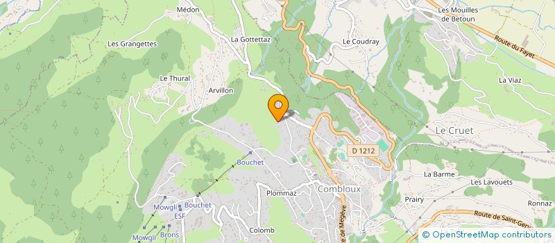 localisation de l'entreprise AG LOISIRS à COMBLOUX