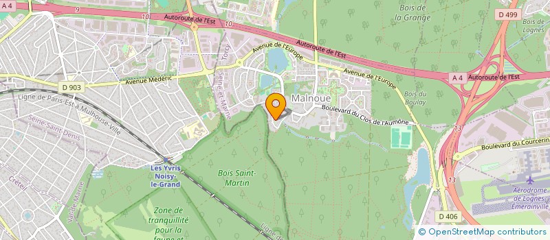 localisation de l'entreprise AG-M2  EMERAINVILLE