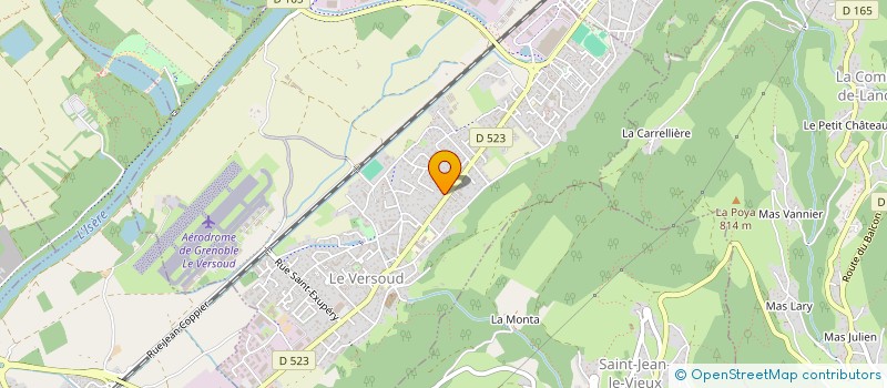 localisation de l'entreprise AG MACONNERIE  LE VERSOUD