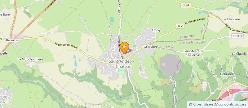 localisation de l'entreprise AG MACONNERIE  BEAUVALLON