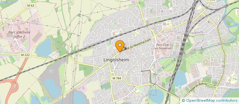 localisation de l'entreprise AG MAT  LINGOLSHEIM