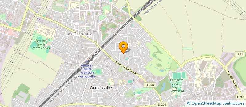 localisation de l'entreprise AG MENUISERIE à GONESSE