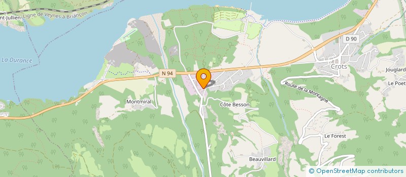 localisation de l'entreprise AG MOTOR  CROTS