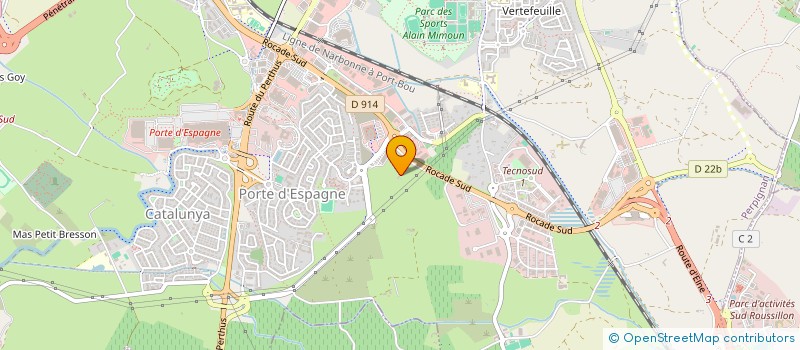 localisation de l'entreprise AG MOTORS  PERPIGNAN