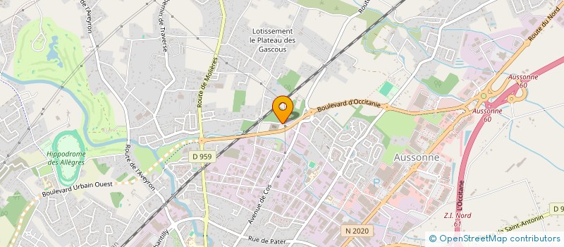 localisation de l'entreprise AG-MP  MONTAUBAN