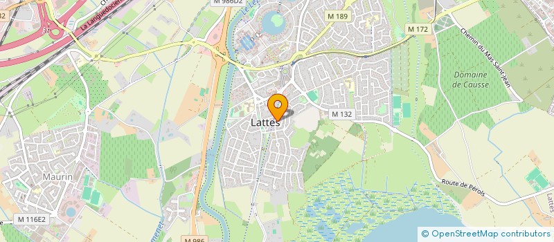 localisation de l'entreprise AG NET à LATTES