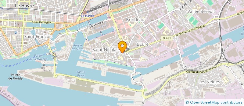 localisation de l'entreprise AG NET+ à LE HAVRE