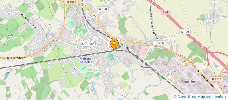 localisation de l'entreprise AG NOT'HOLDING  MOIRANS