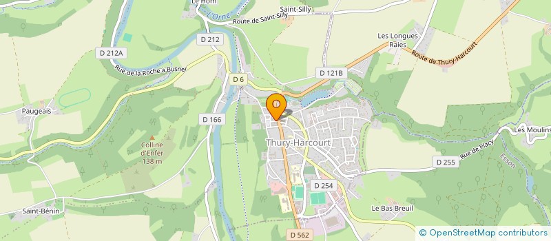 localisation de l'entreprise AG OPTIQUE à THURY-HARCOURT-LE-HOM