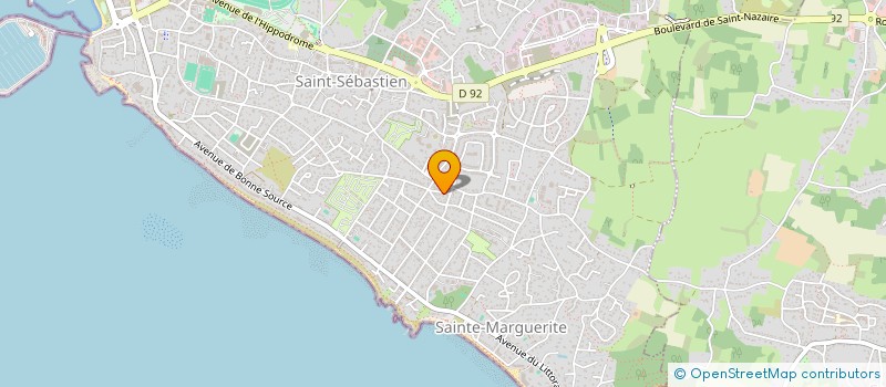 localisation de l'entreprise AG ORGANISATION à PORNICHET