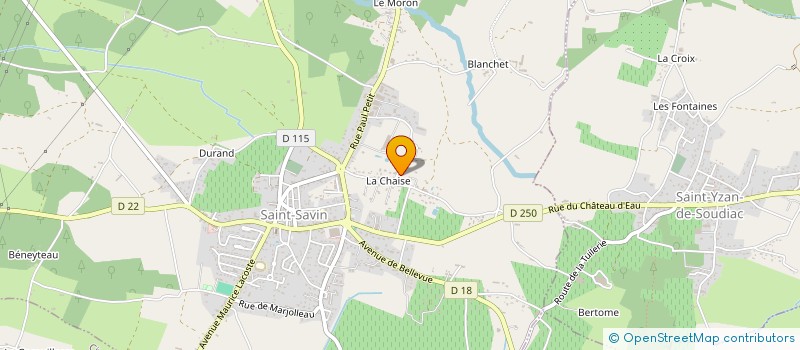 localisation de l'entreprise AG PARE-BRISE  LIBOURNE