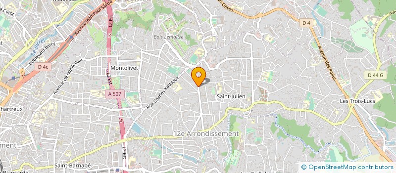 localisation de l'entreprise AG PARQUET DECO à MARSEILLE