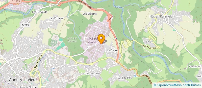 localisation de l'entreprise AG PARTNERS à ANNECY