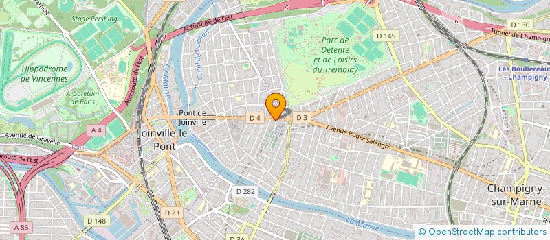 localisation de l'entreprise AG PATRIMOINE à JOINVILLE-LE-PONT
