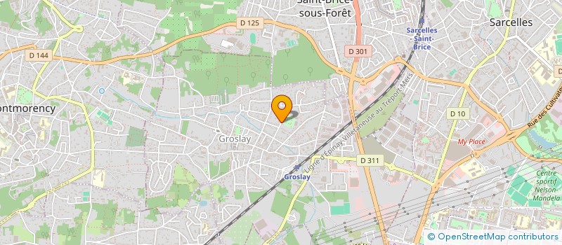 localisation de l'entreprise AG PATRIMOINE  GROSLAY