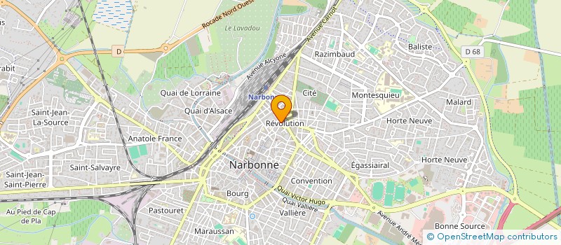 localisation de l'entreprise AG PATRIMOINE  NARBONNE