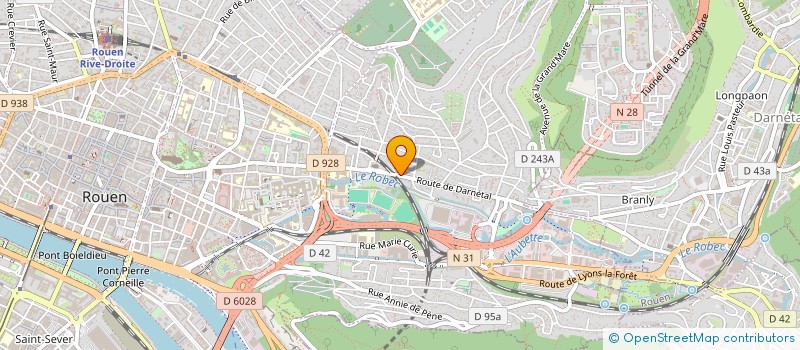 localisation de l'entreprise AG PATRIMOINE à ROUEN