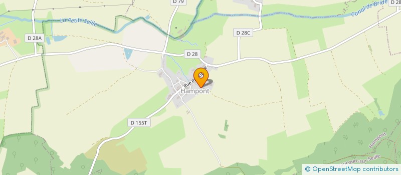 localisation de l'entreprise AG PEINTURE  HAMPONT