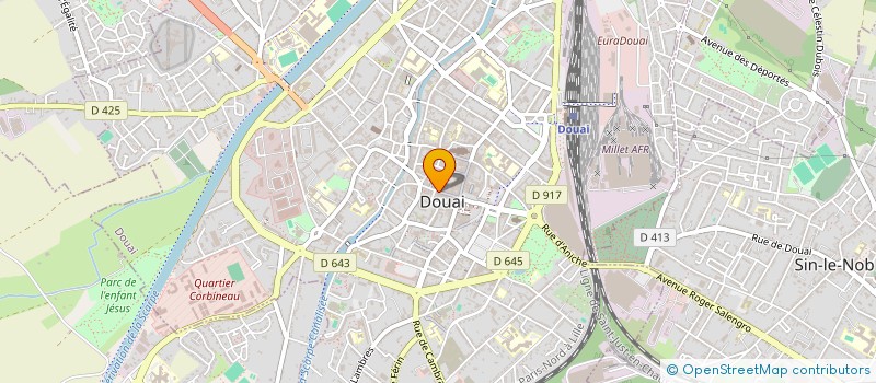 localisation de l'entreprise AG PHONE à DOUAI