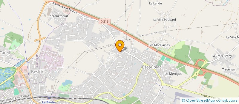 localisation de l'entreprise AG PLOMBERIE à LA BAULE-ESCOUBLAC