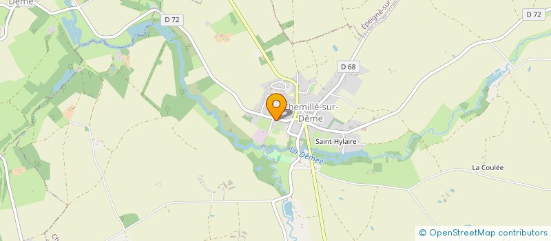 localisation de l'entreprise AG PNEUS  CHEMILLE-SUR-DEME