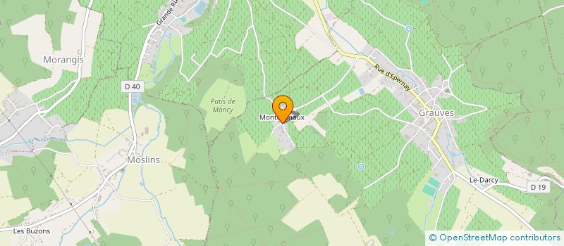 localisation de l'entreprise AG PRESTATIONS  GRAUVES