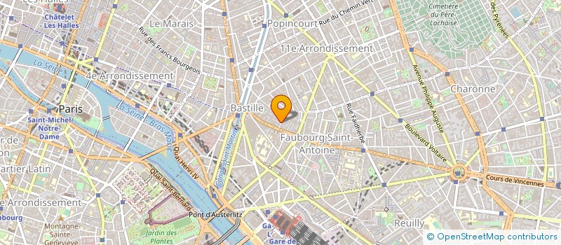 localisation de l'entreprise AG PRODUCTIONS  PARIS