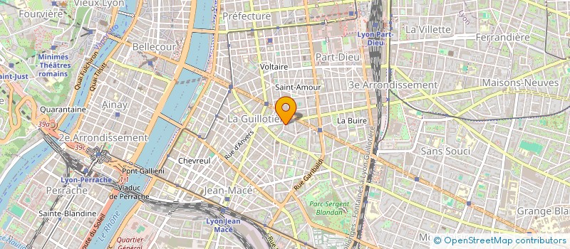 localisation de l'entreprise AG PROTECTION à LYON