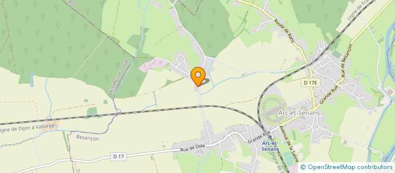 localisation de l'entreprise AG RACING TEAM  ARC-ET-SENANS