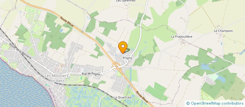localisation de l'entreprise AG RECHERCHE CLINIQUE  LES MOUTIERS-EN-RETZ