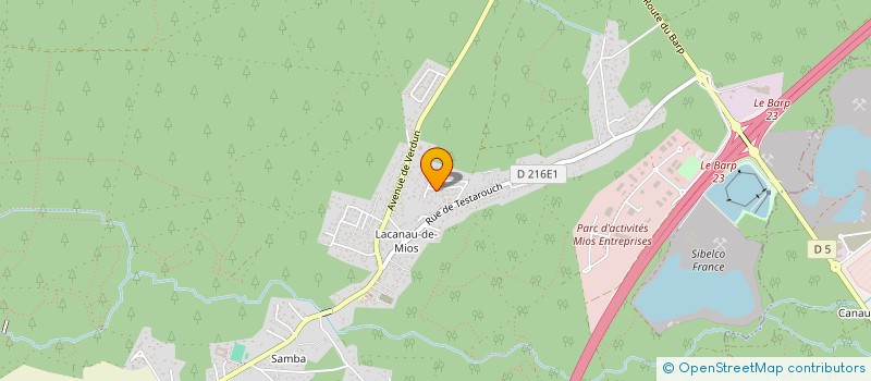 localisation de l'entreprise AG RENOV'SANIT à MIOS